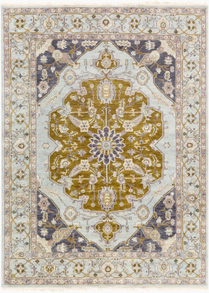 Surya Zeus 10' X 14' Luxurious Handmade Wool Rug - Classic Style, Durable Comfort, Perfect For Any Room! Slate Nz Wool Zeu7823-811