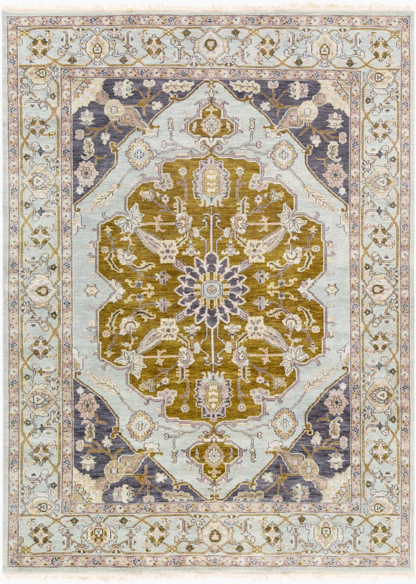 Surya Zeus 10' X 14' Luxurious Handmade Wool Rug - Classic Style, Durable Comfort, Perfect For Any Room! Slate Nz Wool Zeu7823-811