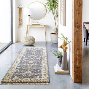 Surya Zeus 10' X 14' Luxurious Handmade Wool Rug - Classic Style, Durable Comfort, Perfect For Any Room! Navy Nz Wool Zeu7825-268