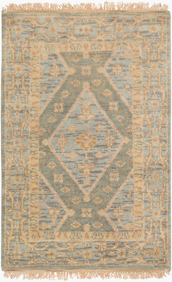 Surya Zeus 10' X 14' Luxurious Handmade Wool Rug - Classic Style, Durable Comfort, Perfect For Any Room! Sage Nz Wool Zeu7826-23
