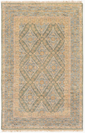 Surya Zeus 10' X 14' Luxurious Handmade Wool Rug - Classic Style, Durable Comfort, Perfect For Any Room! Sage Nz Wool Zeu7826-5686
