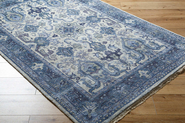 Surya Zeus 10' X 14' Luxurious Handmade Wool Rug - Classic Style, Durable Comfort, Perfect For Any Room! Denim Nz Wool Zeu7828-3959