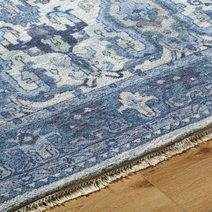 Surya Zeus 10' X 14' Luxurious Handmade Wool Rug - Classic Style, Durable Comfort, Perfect For Any Room! Denim Nz Wool Zeu7828-3959