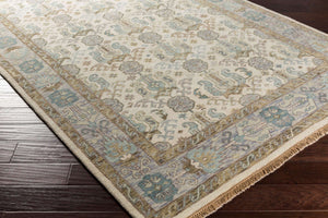 Surya Zeus 10' X 14' Luxurious Handmade Wool Rug - Classic Style, Durable Comfort, Perfect For Any Room! Oatmeal Nz Wool Zeu7829-23