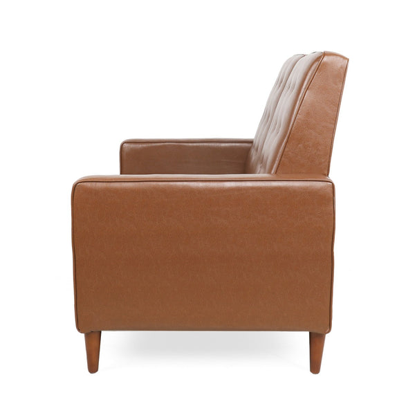 English Elm Christopher Knight Home® - DOUBLE Recliner Fabric Sofa with Plush Cushions and Space-Saving Design for Living Rooms, 49"L Light Brown 72478.00