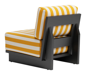 Shoreline Accent Chair Yellow 704042 Zuo Modern