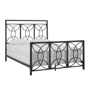 Homelegance By Top-Line Fencella Black Metal Queen Bed Black Metal