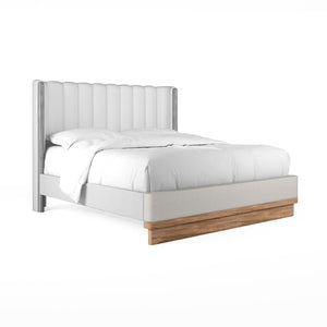 A.R.T. Furniture Portico Queen Upholstered Shelter Bed Footboard 323135-3335FB White 323135-3335FB