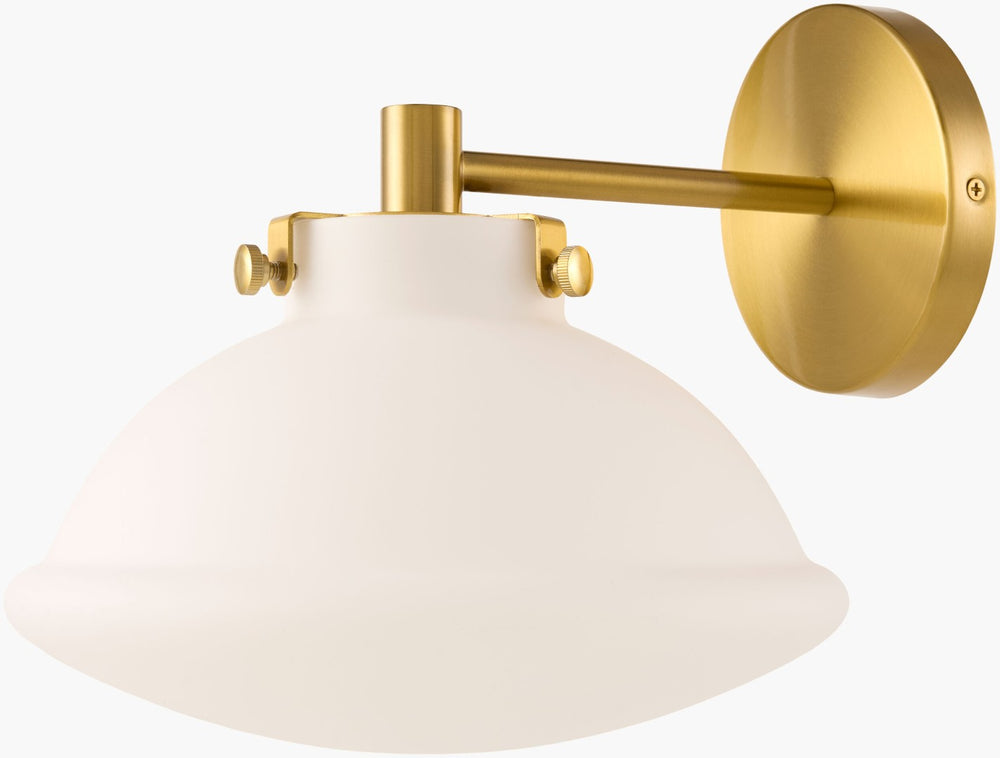 Livabliss Zafira Arts and Crafts Metal Glass Wall Sconce Warm Ambient Glow for Modern Hallways ZFR-002