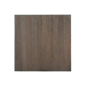 Bernhardt Bernhardt Belvedere End Table Portobello Oak & Antique Pewter Frame — Mid‑Century Modern Accent, 26" 590122