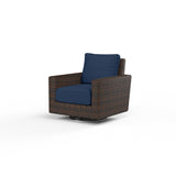 Montecito Swivel Rocker Club Chair in Spectrum Indigo w/ Self Welt SW2501-21SR-48080 Sunset West