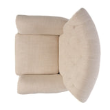 Christopher Knight Home® - Noble House - Greggory Tufted Light Beige Fabric Club Chair