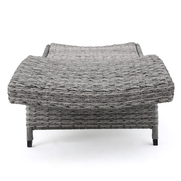 English Elm Christopher Knight Home® - Crete Wicker Chaise Lounge - Stylish, Adjustable Outdoor Seating For Patios, Pools & Coastal Retreats 58997.00MP2