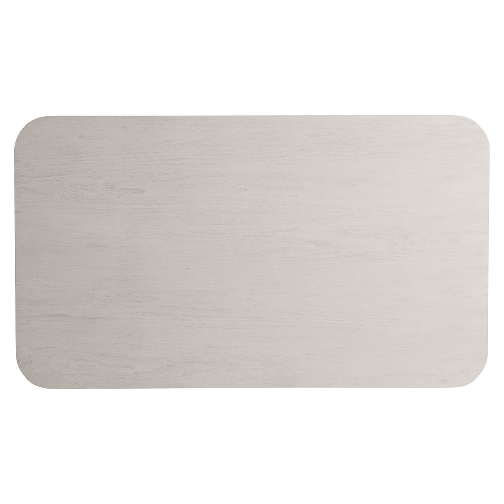 Bernhardt Bernhardt Sereno Cocktail Table With Walnut Lutra Top & Sasso Faux-Stone Resin Supports, 58"W 329021