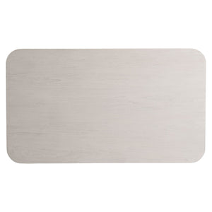 Bernhardt Bernhardt Sereno Cocktail Table With Walnut Lutra Top & Sasso Faux-Stone Resin Supports, 58"W 329021