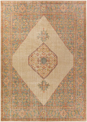 Surya Zahra 2' X 3' Handmade Wool Rug - Timeless, Durable, Low-maintenance Floor Covering For Any Room Dusty Sage Wool Zha2300-3656