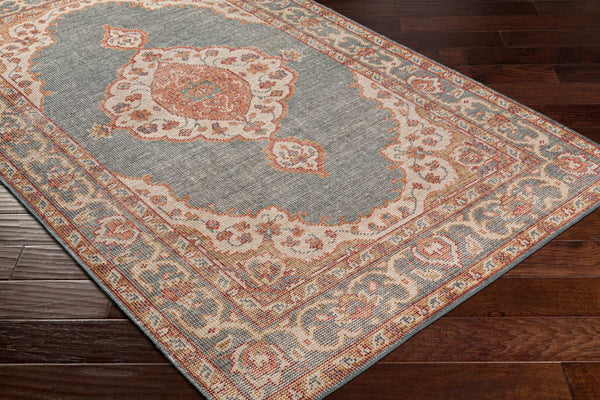 Surya Zahra 2' X 3' Handmade Wool Rug - Timeless, Durable, Low-maintenance Floor Covering For Any Room Dusty Sage Wool Zha2301-23
