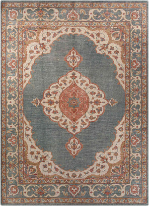 Surya Zahra 2' X 3' Handmade Wool Rug - Timeless, Durable, Low-maintenance Floor Covering For Any Room Dusty Sage Wool Zha2301-23