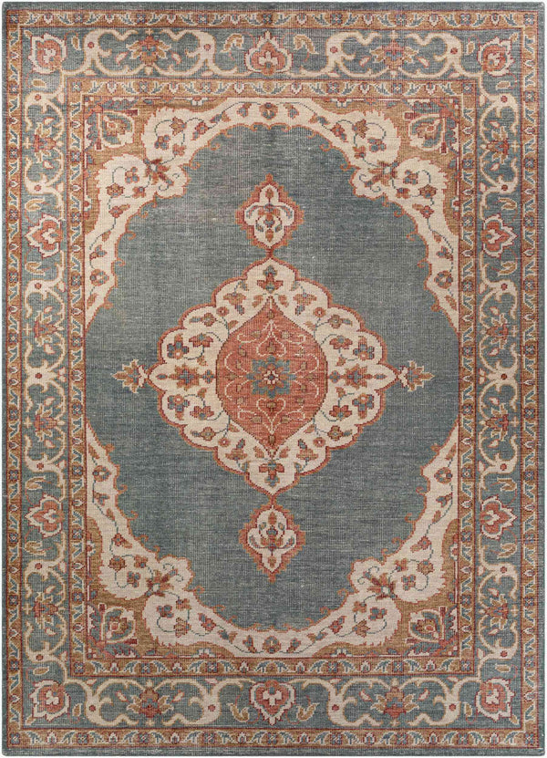 Surya Zahra 2' X 3' Handmade Wool Rug - Timeless, Durable, Low-maintenance Floor Covering For Any Room Dusty Sage Wool Zha2301-23