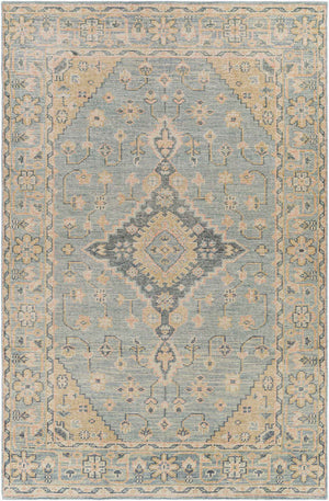 Surya Zahra 2' X 3' Handmade Wool Rug - Timeless, Durable, Low-maintenance Floor Covering For Any Room Dusty Sage Wool Zha2302-3656