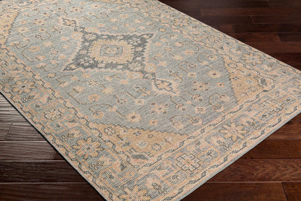 Surya Zahra 2' X 3' Handmade Wool Rug - Timeless, Durable, Low-maintenance Floor Covering For Any Room Dusty Sage Wool Zha2302-3656