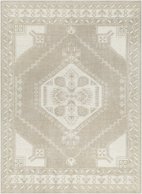 Surya Zahra 2' X 3' Handmade Wool Rug - Timeless, Durable, Low-maintenance Floor Covering For Any Room Cream Wool Zha2305-81012