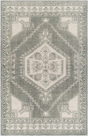 Surya Zahra 2' X 3' Handmade Wool Rug - Timeless, Durable, Low-maintenance Floor Covering For Any Room Dusty Sage Wool Zha2306-23