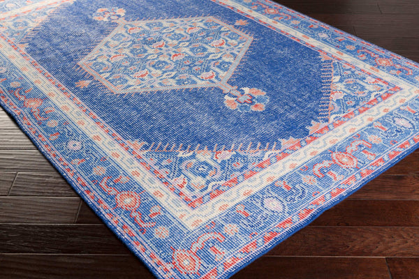 Surya Zahra 2' X 3' Handmade Wool Rug - Timeless, Durable, Low-maintenance Floor Covering For Any Room Dark Blue Nz Wool Zha4003-5686