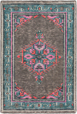 Surya Zahra 2' X 3' Handmade Wool Rug - Timeless, Durable, Low-maintenance Floor Covering For Any Room Charcoal Nz Wool Zha4006-23