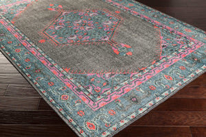 Surya Zahra 2' X 3' Handmade Wool Rug - Timeless, Durable, Low-maintenance Floor Covering For Any Room Charcoal Nz Wool Zha4006-23
