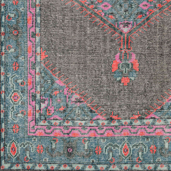 Surya Zahra 2' X 3' Handmade Wool Rug - Timeless, Durable, Low-maintenance Floor Covering For Any Room Charcoal Nz Wool Zha4006-23