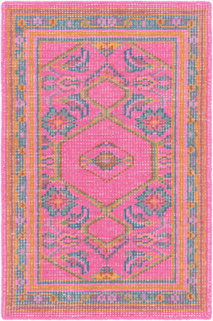 Surya Zahra 2' X 3' Handmade Wool Rug - Timeless, Durable, Low-maintenance Floor Covering For Any Room Magenta Nz Wool Zha4008-23