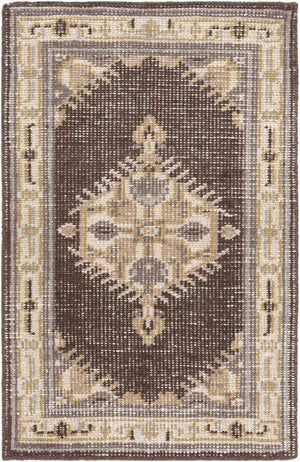 Surya Zahra 2' X 3' Handmade Wool Rug - Timeless, Durable, Low-maintenance Floor Covering For Any Room Brown Nz Wool Zha4011-23