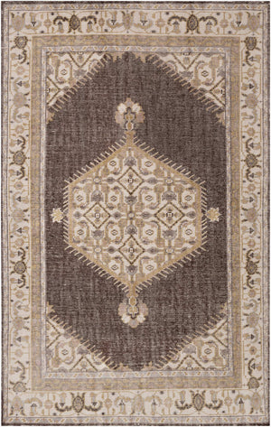 Surya Zahra 2' X 3' Handmade Wool Rug - Timeless, Durable, Low-maintenance Floor Covering For Any Room Brown Nz Wool Zha4011-5686