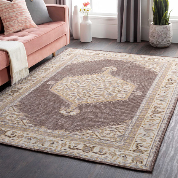 Surya Zahra 2' X 3' Handmade Wool Rug - Timeless, Durable, Low-maintenance Floor Covering For Any Room Brown Nz Wool Zha4011-5686