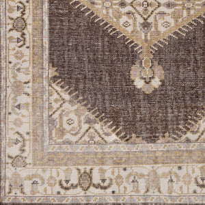 Surya Zahra 2' X 3' Handmade Wool Rug - Timeless, Durable, Low-maintenance Floor Covering For Any Room Brown Nz Wool Zha4011-5686