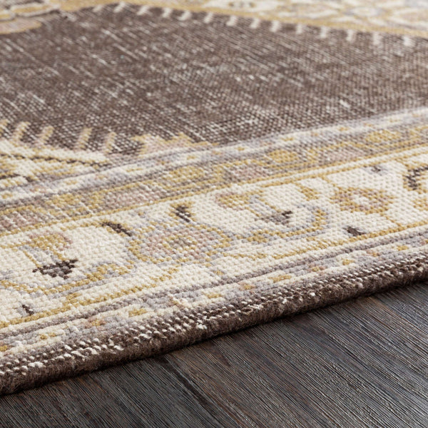 Surya Zahra 2' X 3' Handmade Wool Rug - Timeless, Durable, Low-maintenance Floor Covering For Any Room Brown Nz Wool Zha4011-5686