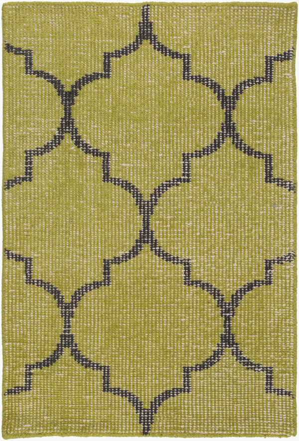 Surya Zahra 2' X 3' Handmade Wool Rug - Timeless, Durable, Low-maintenance Floor Covering For Any Room Light Olive Wool Zha4012-23