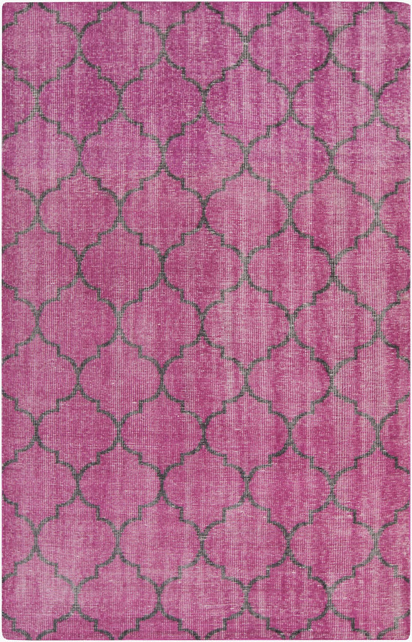 Surya Zahra 2' X 3' Handmade Wool Rug - Timeless, Durable, Low-maintenance Floor Covering For Any Room Fuchsia Wool Zha4016-3656