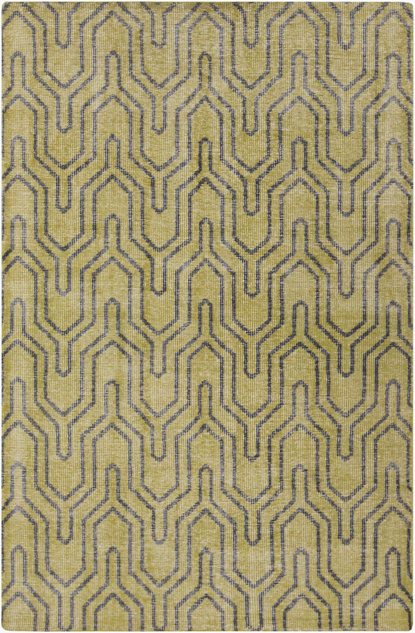 Surya Zahra 2' X 3' Handmade Wool Rug - Timeless, Durable, Low-maintenance Floor Covering For Any Room Green Wool Zha4019-5686