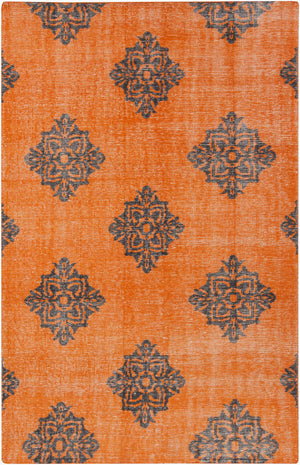 Surya Zahra 2' X 3' Handmade Wool Rug - Timeless, Durable, Low-maintenance Floor Covering For Any Room Burnt Orange Wool Zha4025-5686