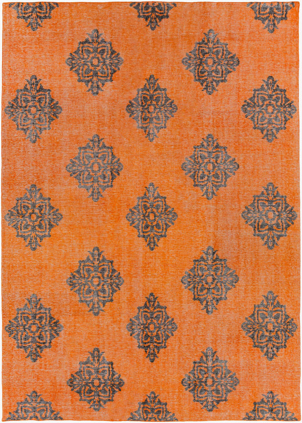 Surya Zahra 2' X 3' Handmade Wool Rug - Timeless, Durable, Low-maintenance Floor Covering For Any Room Burnt Orange Wool Zha4025-811
