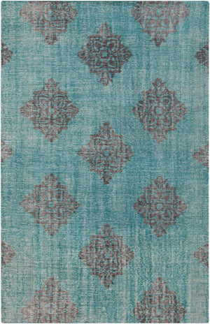 Surya Zahra 2' X 3' Handmade Wool Rug - Timeless, Durable, Low-maintenance Floor Covering For Any Room Emerald Wool Zha4026-5686