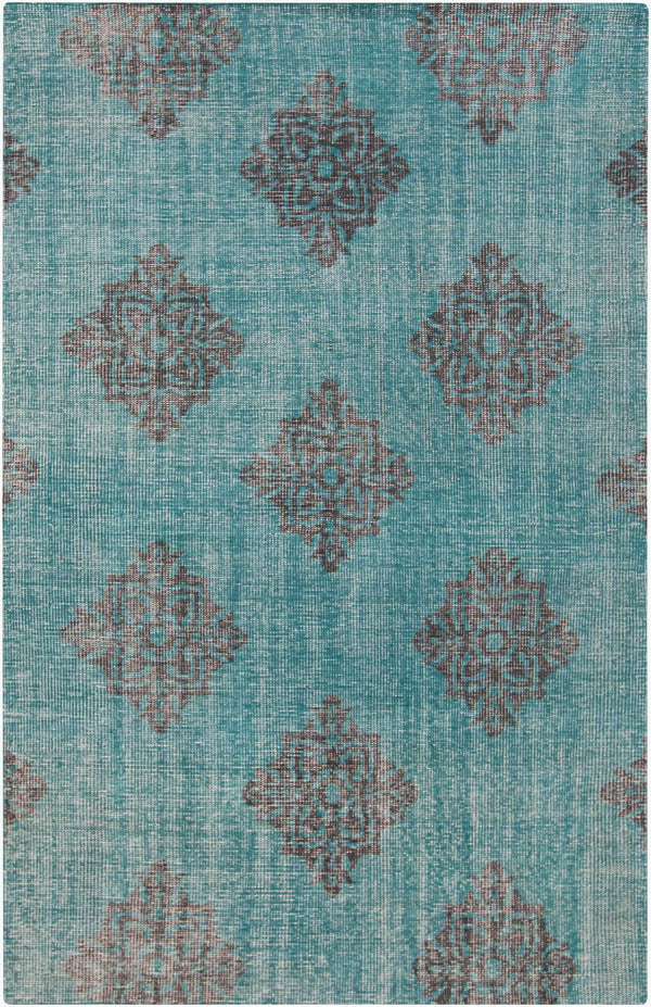Surya Zahra 2' X 3' Handmade Wool Rug - Timeless, Durable, Low-maintenance Floor Covering For Any Room Emerald Wool Zha4026-5686