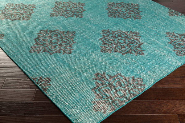 Surya Zahra 2' X 3' Handmade Wool Rug - Timeless, Durable, Low-maintenance Floor Covering For Any Room Emerald Wool Zha4026-5686