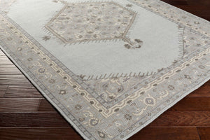 Surya Zahra 2' X 3' Handmade Wool Rug - Timeless, Durable, Low-maintenance Floor Covering For Any Room Pale Blue Nz Wool Zha4028-23