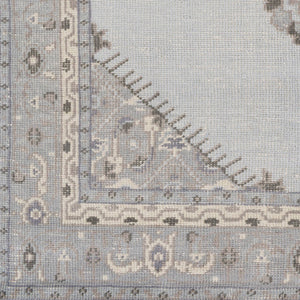 Surya Zahra 2' X 3' Handmade Wool Rug - Timeless, Durable, Low-maintenance Floor Covering For Any Room Pale Blue Nz Wool Zha4028-23