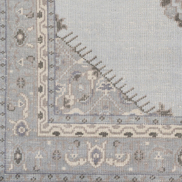 Surya Zahra 2' X 3' Handmade Wool Rug - Timeless, Durable, Low-maintenance Floor Covering For Any Room Pale Blue Nz Wool Zha4028-23