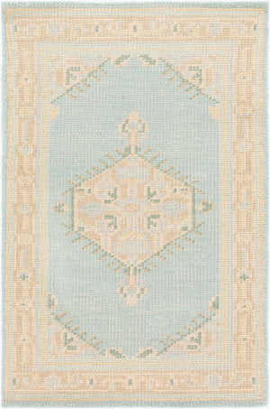 Surya Zahra 2' X 3' Handmade Wool Rug - Timeless, Durable, Low-maintenance Floor Covering For Any Room Light Sage Nz Wool Zha4029-23