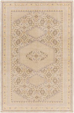 Surya Zahra 2' X 3' Handmade Wool Rug - Timeless, Durable, Low-maintenance Floor Covering For Any Room Beige Nz Wool Zha4032-5686